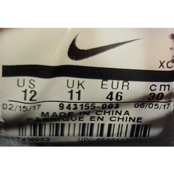 NIKE Zoom Lebron Solider XI 11 TB 943155-003 Men's Size 12 Black Sneakers - Picture 9 of 10